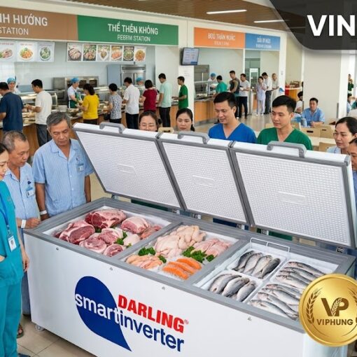 Tủ Đông 4 Cánh Darling Inverter 2500L DMF-1979ASI