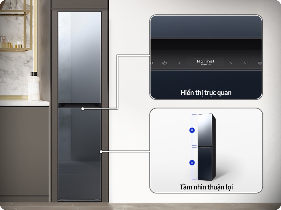 Tủ chăm sóc quần áo Samsung DF18CB8600ERSV