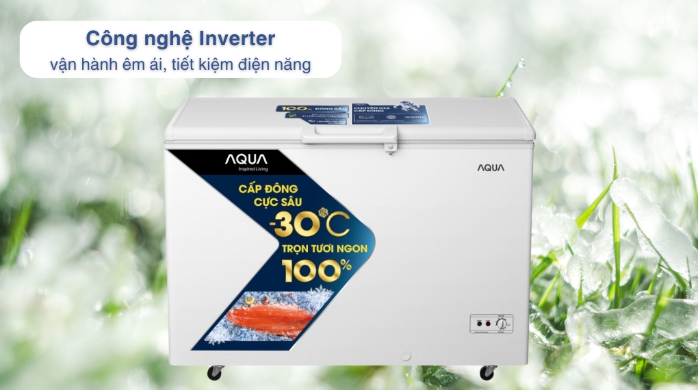 Tủ đông Aqua Inverter 379 lít AQF-C4801EN