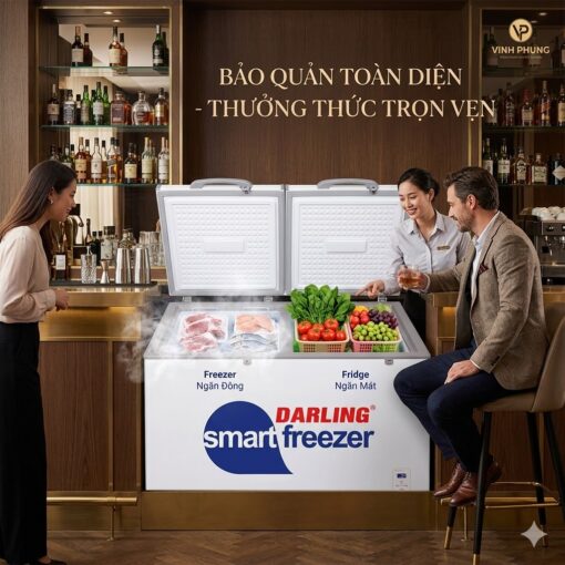 Tủ đông Darling smart inverter 1700 lít DMF-1579ASI