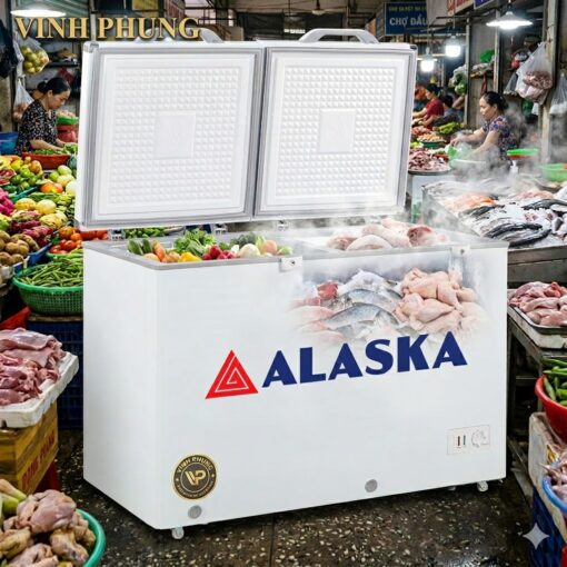 Tủ đông mát ống đồng Alaska 280 lít BCD-3568C