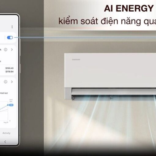 Máy Lạnh Samsung AI Wind-Free Inverter 9000 BTU AR80H10DAAWNSV