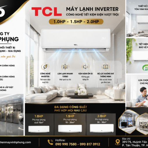 Máy lạnh 2.0 hp inverter TCL TEP-18CSD/F1I