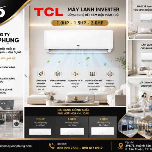 Máy lạnh 2.0 hp inverter TCL TEP-18CSD/F1I