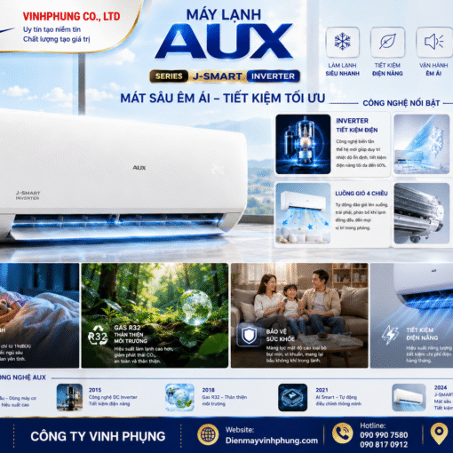 Máy lạnh 1 HP inverter AUX AW10CAA4DI-3VN