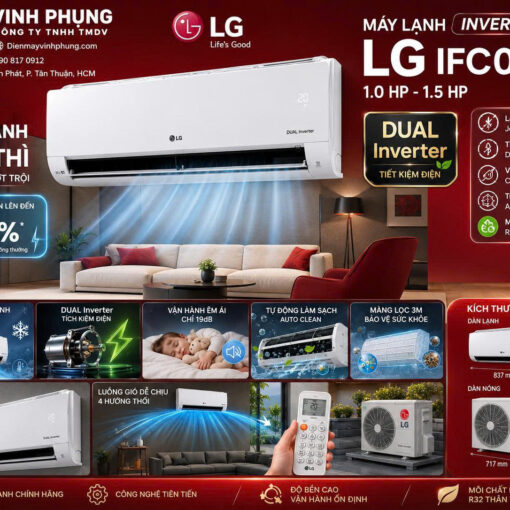 Máy lạnh LG Inverter 1HP IFC09M1
