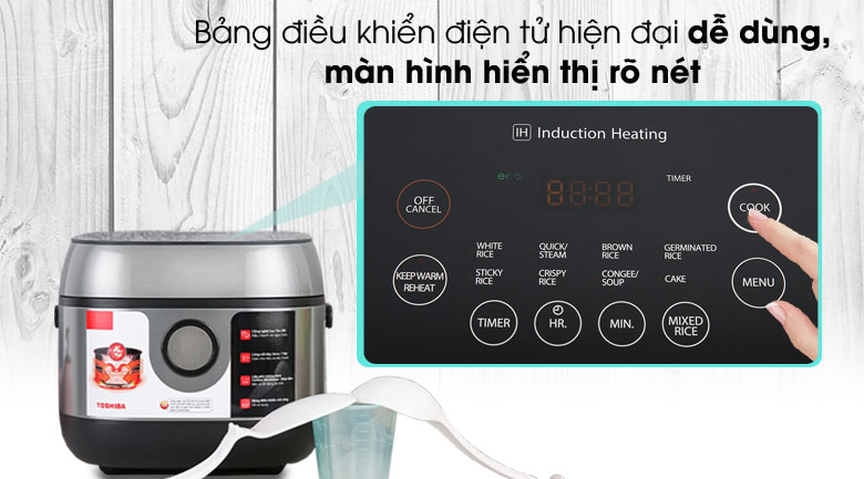 Nồi cơm điện Toshiba 1 lít RC-10IP1PV
