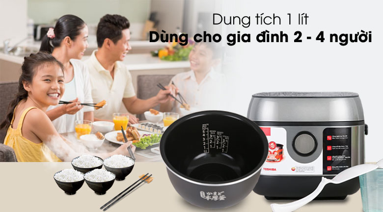 Nồi cơm điện Toshiba 1 lít RC-10IP1PV