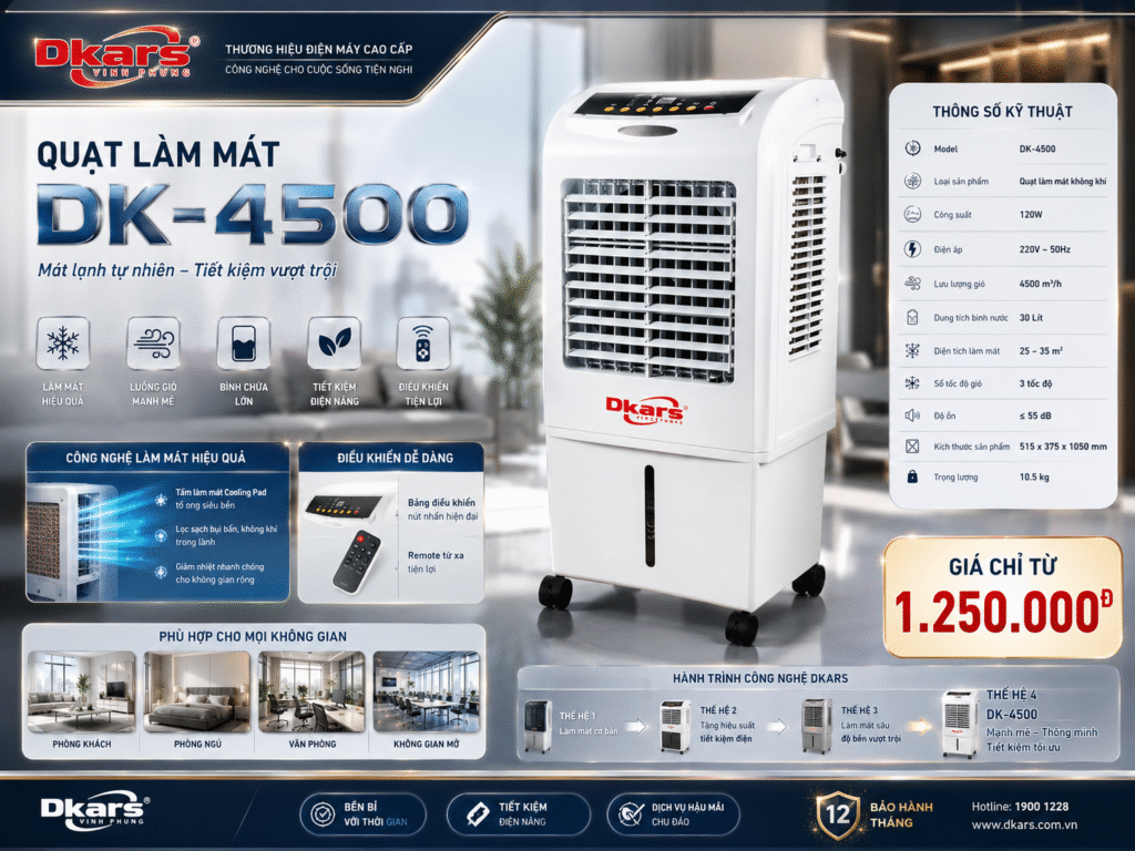 Quạt làm mát darks 4500