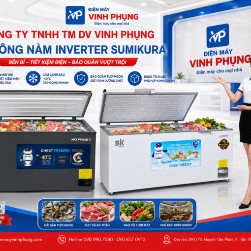 Tủ đông Sumikura 750 lít SKF-750SI/JS