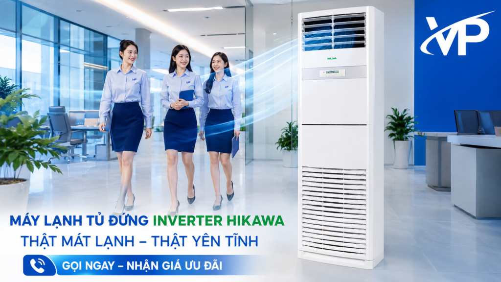 Điều hòa tủ đứng HIKAWA 1 chiều 28000 BTU HI-FC30M