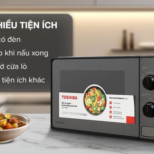 Lò vi sóng cơ Toshiba 20 Lít MM2-MM20PE(BM)VN