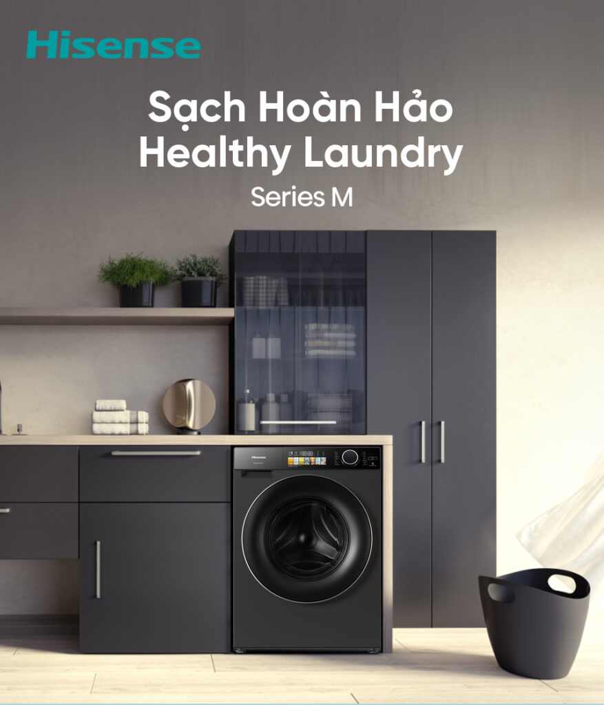 Máy giặt cửa trước Hisense inverter 12kg WF12I142VHL