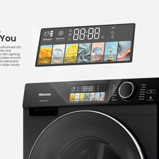 Máy giặt cửa trước Hisense inverter 12kg WF120M5
