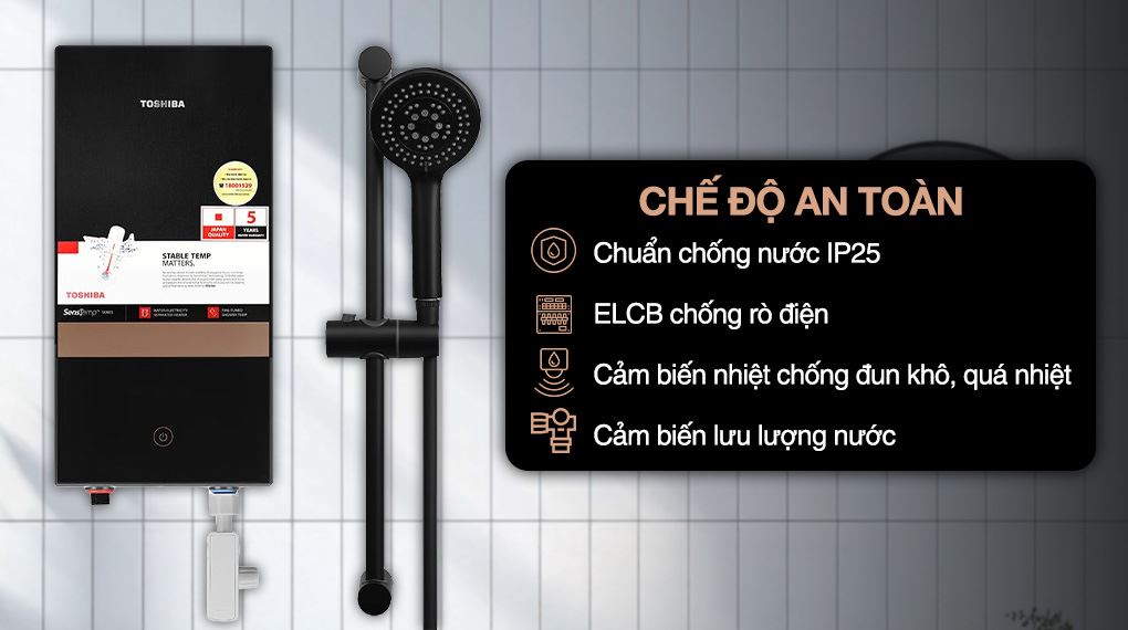 Máy tắm nóng trực tiếp Toshiba TWH-45EMCPVN(S)-CB 13 Máy tắm nước nóng trực tiếp Toshiba TWH-45EMC1PVN(K) KB