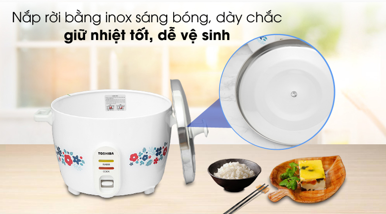 Nồi cơm điện Toshiba 1.8 lít RC-18MH2PV(F)