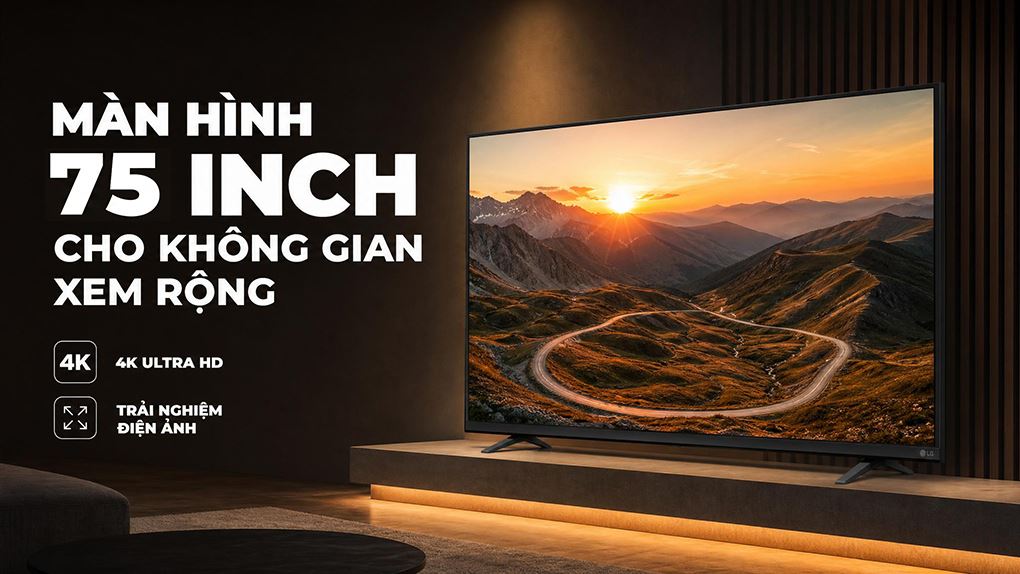 Smart Tivi LG AI 4K 75 inch 75NU855BPSA