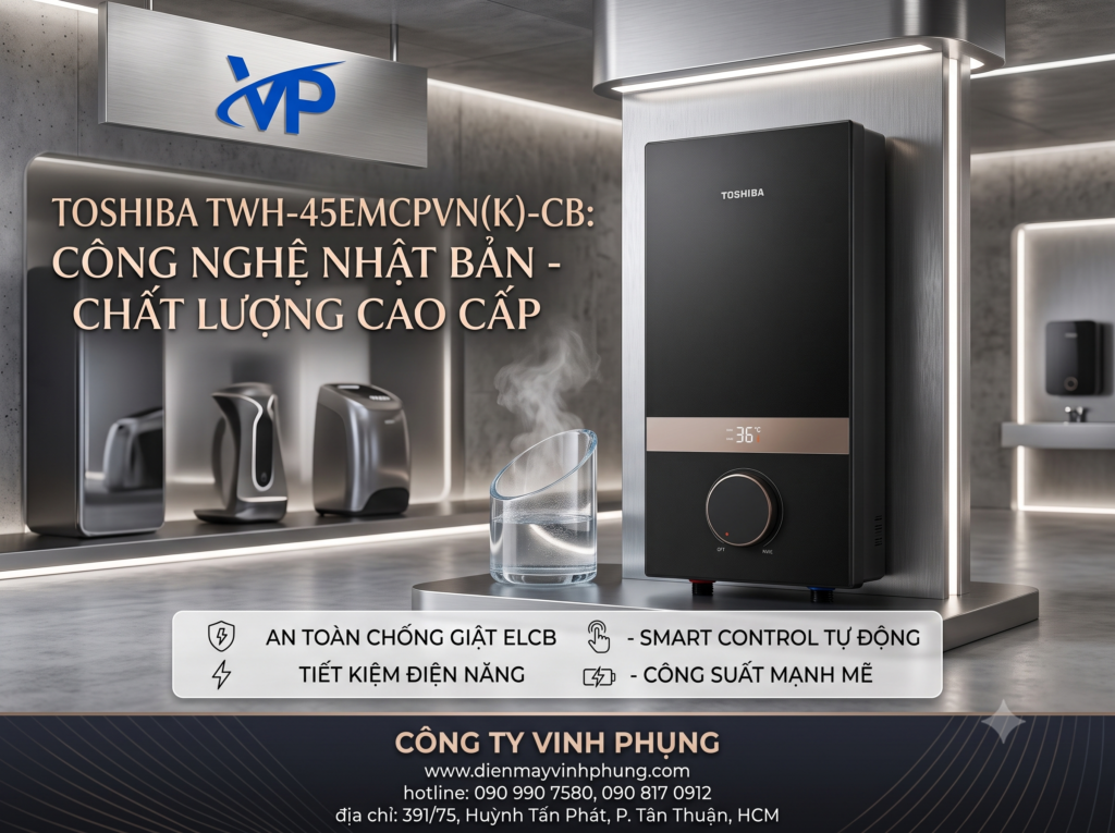 Máy tắm nóng trực tiếp Toshiba TWH-45MCNVN(S)-WB 13 Máy tắm nước nóng trực tiếp Toshiba TWH-45EMCPVN(K)-CB