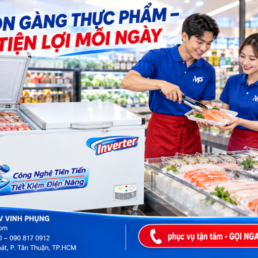Tủ đông Alaska inverter 419 lít HB-550CI