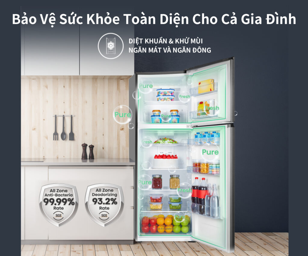 Tủ lạnh Hisense Inverter 249 Lít RT328N4EBND