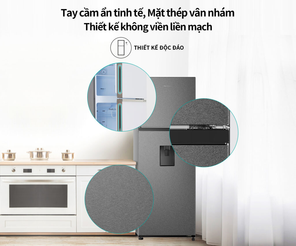 Tủ lạnh Hisense Inverter 249 Lít RT328N4EBND