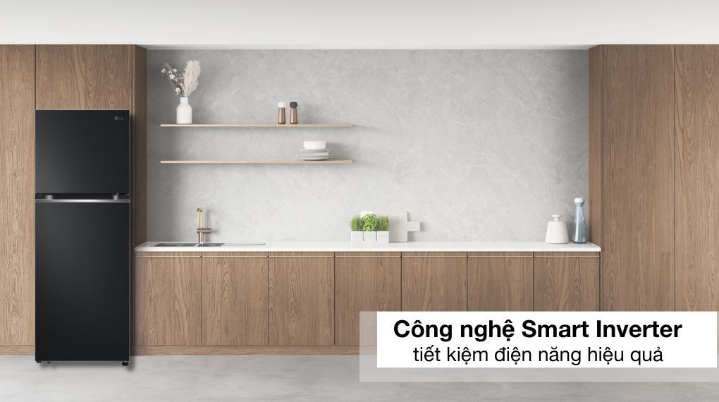 Tủ lạnh LG Inverter 340 lít InstaView LBB33BLMAI