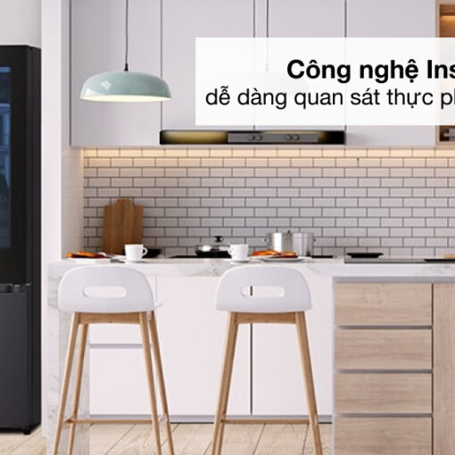 Tủ lạnh LG Inverter 340 lít InstaView LBB33BLMAI