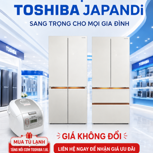 Tủ lạnh Toshiba Inverter 520 lít Multi Door GR-RF680WI-PGV(D4)