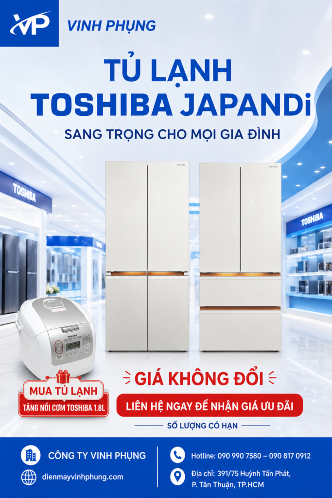 Tủ lạnh Toshiba Inverter 521 lít Multi Door GR-RF681WI-PGV(D4)