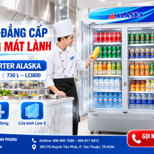 Tủ mát Alaska inverter 960 lít LCI-1000C 9 Tủ mát Alaska inverter 960 lít LCI-1000C