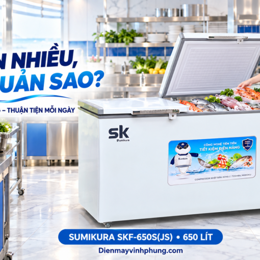 Tủ đông Sumikura 650 lít SKF-650S/JS