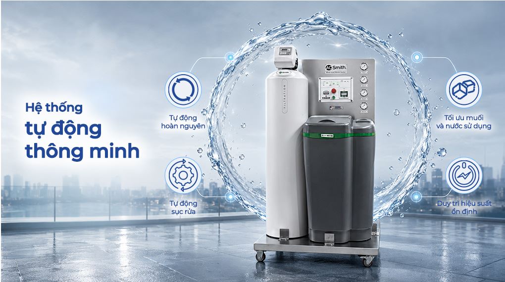 Hệ thống lọc nước đầu nguồn AOW-S500 PREMIUM 4 Hệ thống lọc nước đầu nguồn AOW-S500 PREMIUM
