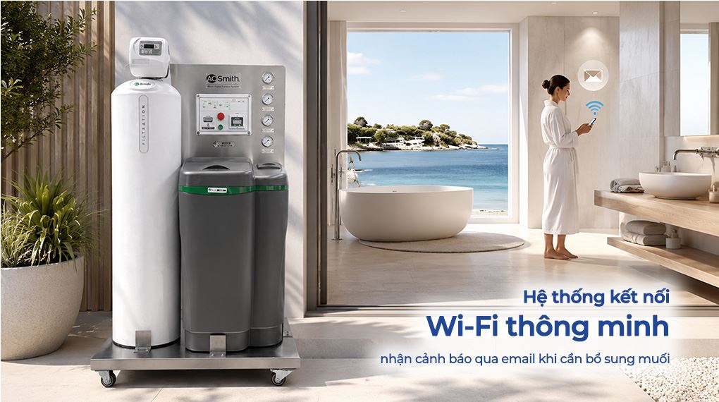 Hệ thống lọc nước đầu nguồn AOW-S500 PREMIUM 3 Hệ thống lọc nước đầu nguồn AOW-S500 PREMIUM