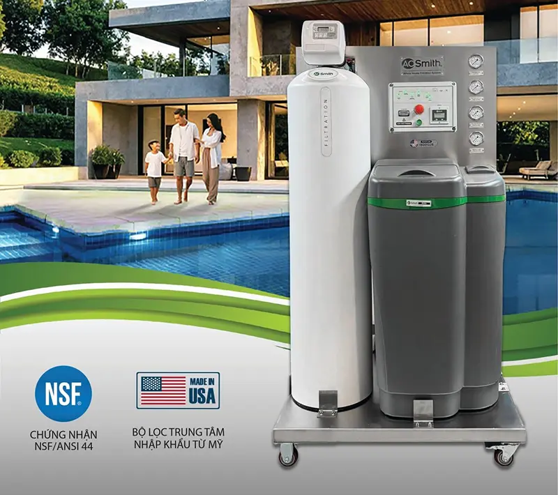 Hệ thống lọc nước đầu nguồn AOW-S500 PREMIUM Hệ thống lọc nước đầu nguồn AOW-S500 PREMIUM