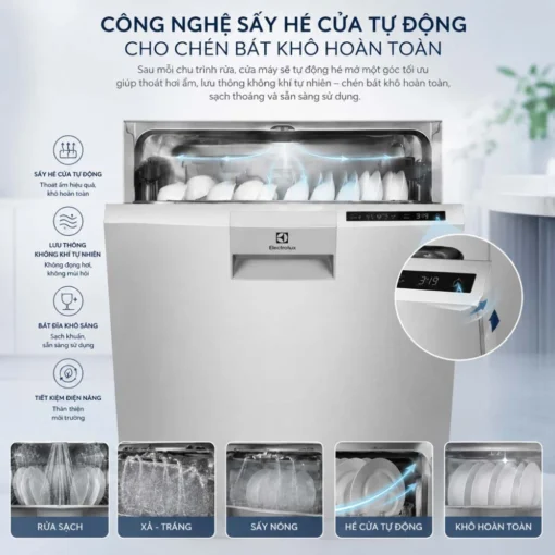 Máy rửa chén độc lập 13 bộ Electrolux EFF9392SXA
