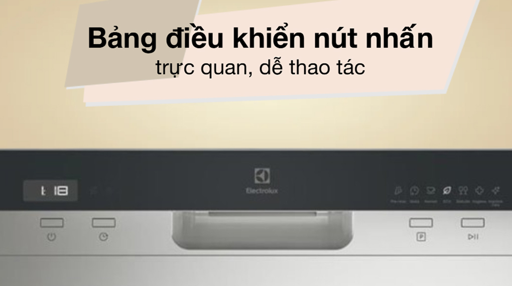 Máy rửa chén mini 8 Bộ Electrolux EFC3862MS