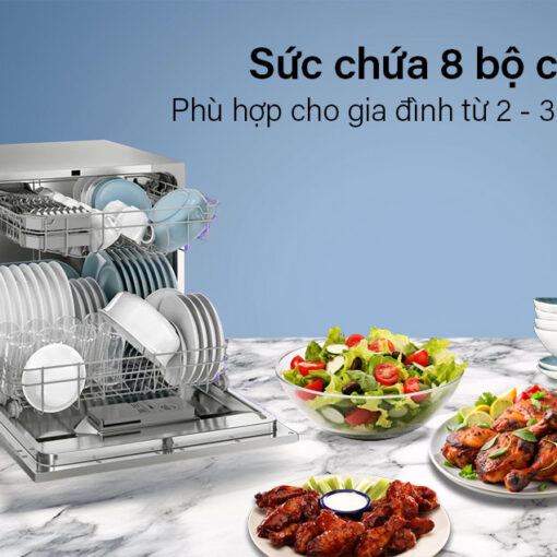 Máy rửa chén mini 8 Bộ Electrolux EFC3862MS