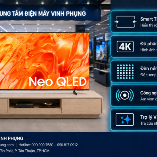 Smart Tivi Neo QLED Samsung AI 4K 65 inch QA65QN70HA