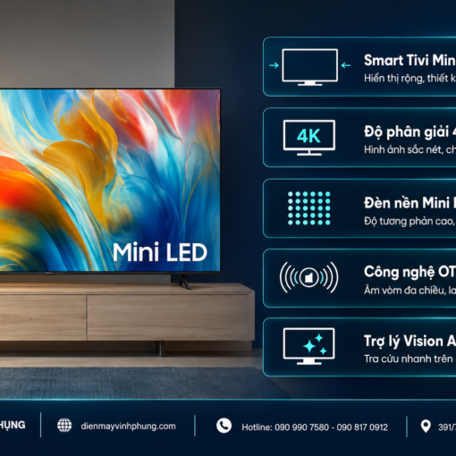 Smart Tivi Mini LED Samsung AI 4K 85 inch UA85M80HA