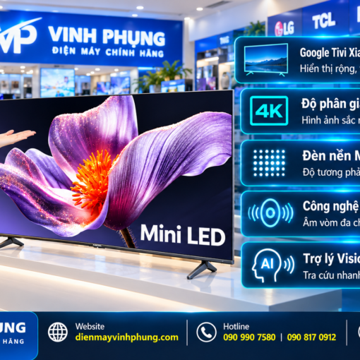 Google Tivi Xiaomi S Pro Mini LED 4K 75 Inch L75MB-SSEA