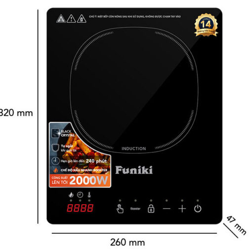 Bếp điện từ đơn Funiki 2000W HSD8136