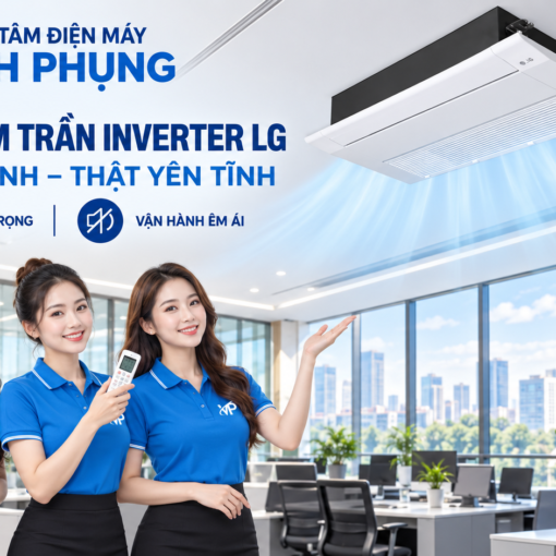 Máy Lạnh âm trần LG 1 hướng gió thổi inverter ZTNQ12GULA1.GV1