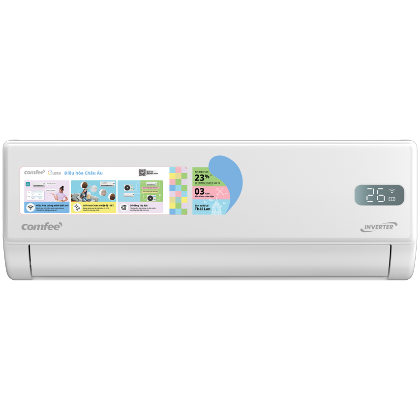 Máy Lạnh Comfee 24000 BTU 1 chiều CFS-24FGY- non inverter 1 Máy Lạnh Comfee 24000 BTU 1 chiều CFS-24FGY- non inverter