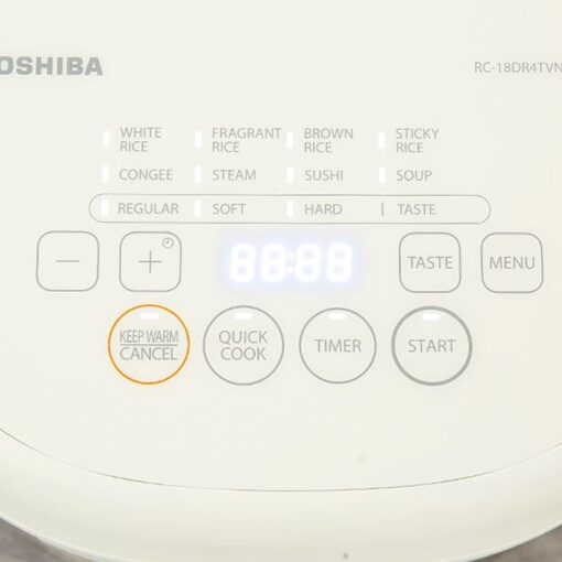 Nồi cơm điện tử Toshiba 1.8 lít RC-18DR4TVN(W)