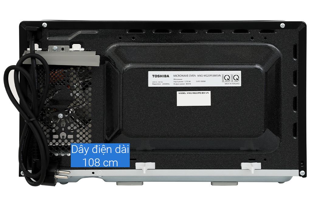 Lò vi sóng có nướng Toshiba MM2-MG20PE(BM)VN 20 lít 7 Lò vi sóng có nướng Toshiba MM2-MG20PE(BM)VN 20 lít
