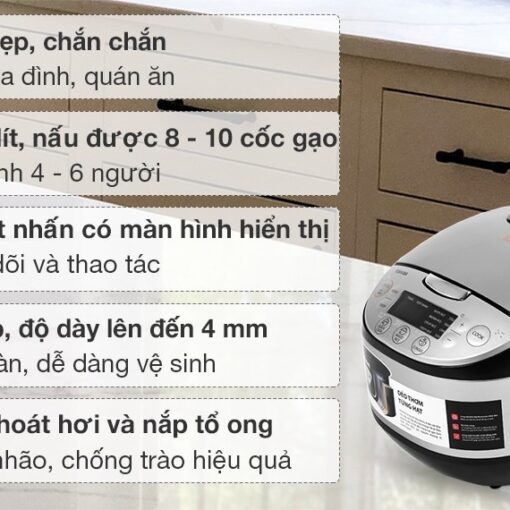 Nồi cơm điện tử Toshiba 1.8 lít RC-18DR2PV(K)