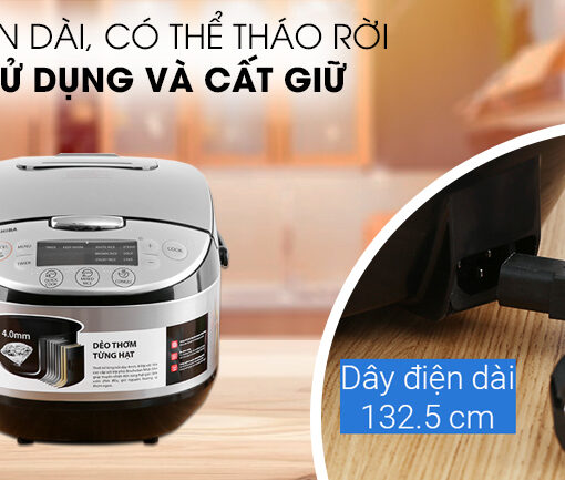 Nồi cơm điện tử Toshiba 1.8 lít RC-18DR2PV(K) 17 Nồi cơm điện tử Toshiba 1.8 lít RC-18DR2PV(K)