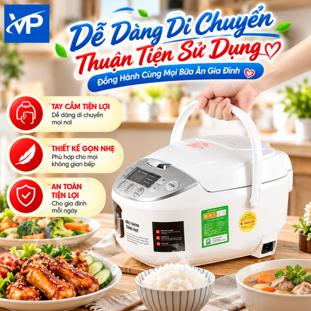 Nồi cơm điện tử Toshiba 1 lít RC-10DH2PV(W) 13 Nồi cơm điện tử Toshiba 1 lít RC-10DH2PV(W)