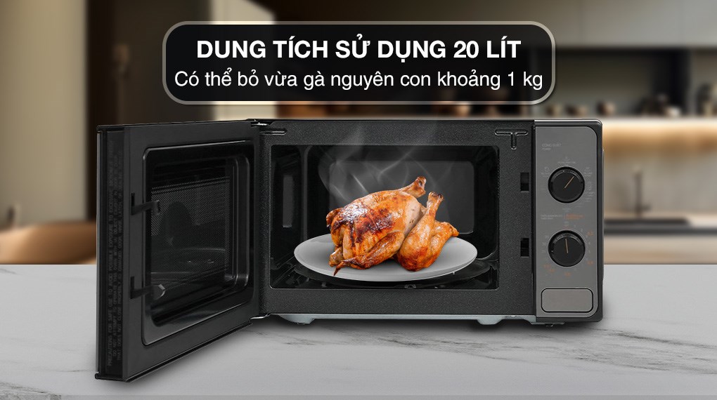 Lò vi sóng có nướng Toshiba MM2-MG20PE(BM)VN 20 lít 3 Lò vi sóng có nướng Toshiba MM2-MG20PE(BM)VN 20 lít