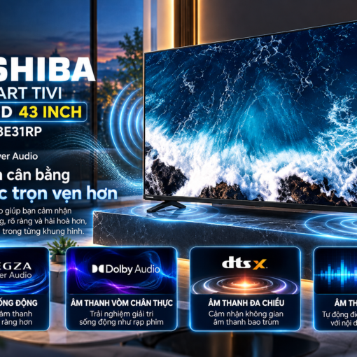 Smart Tivi Toshiba Full HD 43 Inch 43E31RP